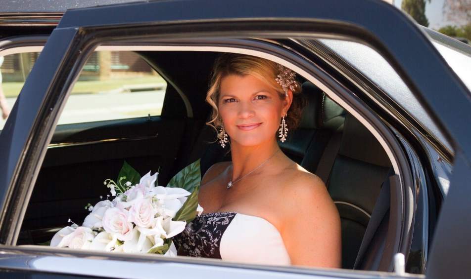 Happy Bride Derby Chauffeur Driven Wedding Car Hire Service